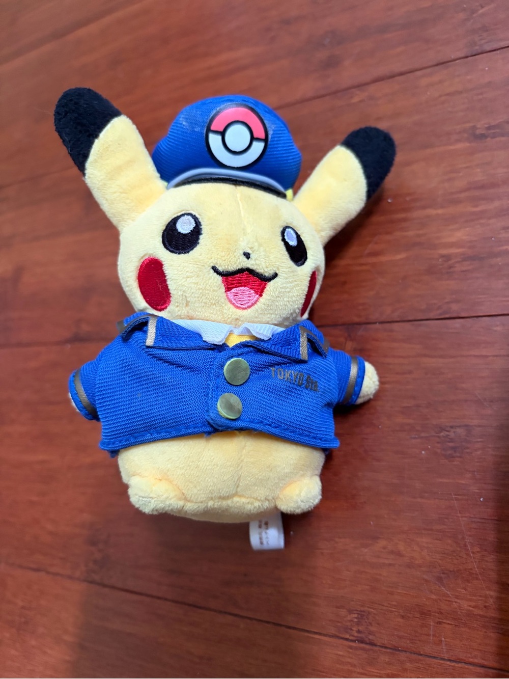 Pokemon Tokyo Station Conductor Pikachu Plush Japanese Pokemon Center Captain